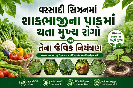 rainy season and their organic control methods, featuring healthy vegetables, infected leaves, and sustainable crop protection practices.