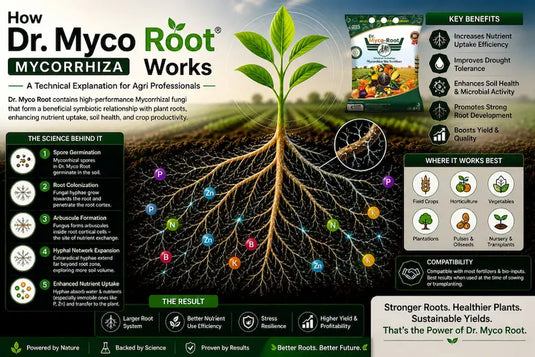 How Myco Root work to help to increase soil health 