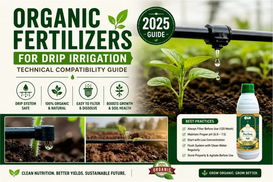 Organic Fertilizers for Drip Irrigation