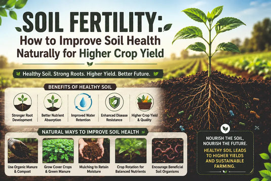 Organic fertilizer help to improve soil fertility