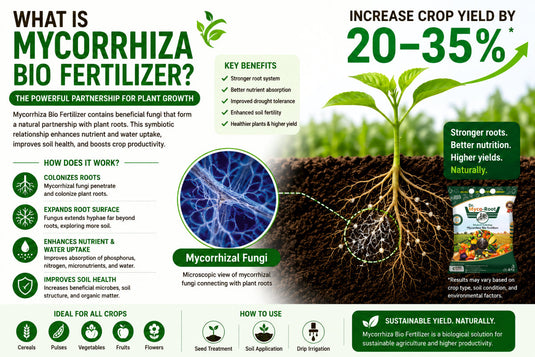 What is Mycorrhiza Bio Fertilizer? How Does It Increase Crop Yield by 20-35%?