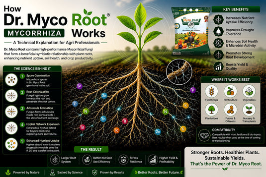 How Dr.Myco Root Mycorrhiza Works — A Technical Explanation for Agri Professionals