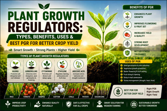Plant Growth Regulators: Types, Benefits, Uses & Best PGR for Better Crop Yield