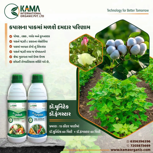 best result in cotton crop with help of Dr Unitech & Dr Fungstar