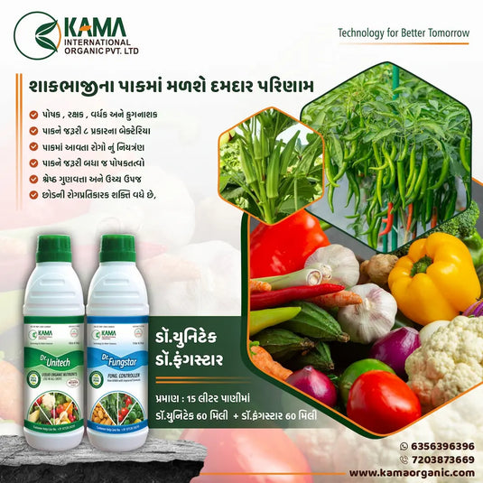 Vegetable crop best result with Dr Unitech & Dr Fungstar Organic fertilizer